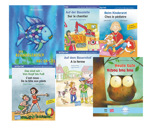 Buchpaket - französisch-deutsche Kinderbücher