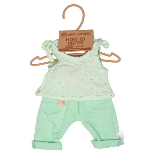 Wanderoutfit für Mädchenpuppe 38 cm