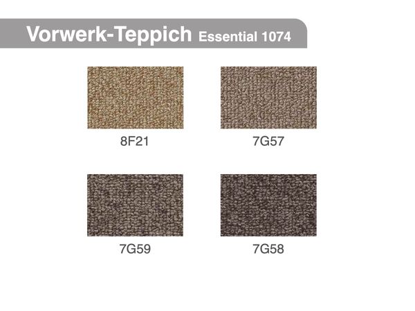 VORWERK® Teppich Parma (Essential) gekettelt, 200x200 cm, diverse Farben