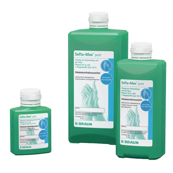 B. Braun Softa-Man® pure Händedesinfektion, VAH zertifiziert, 1000ml