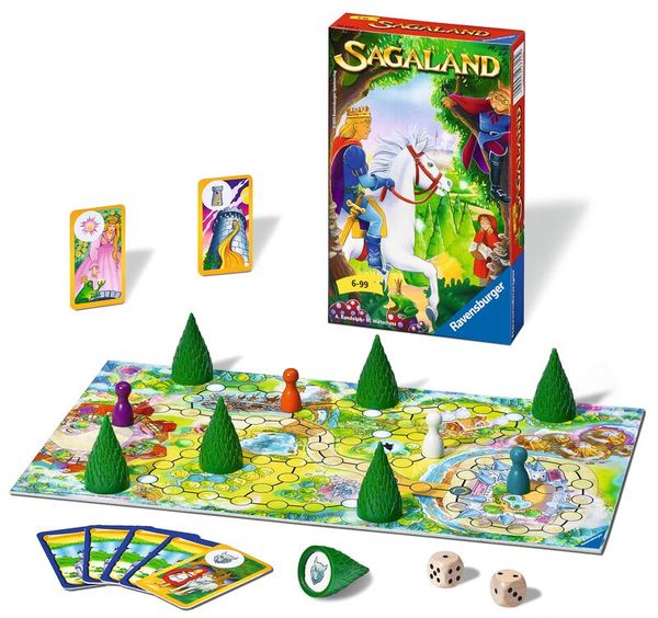 RAVENSBURGER Sagaland Reisespiel, Merkspiel, 2-4 Spieler, ab 6 Jahre