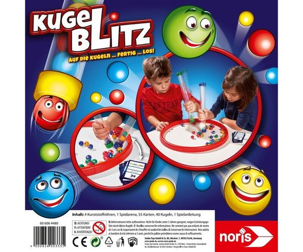 Kugelblitz – das rasante Actionsspiel, 2-4 Personen, ab 4 Jahre