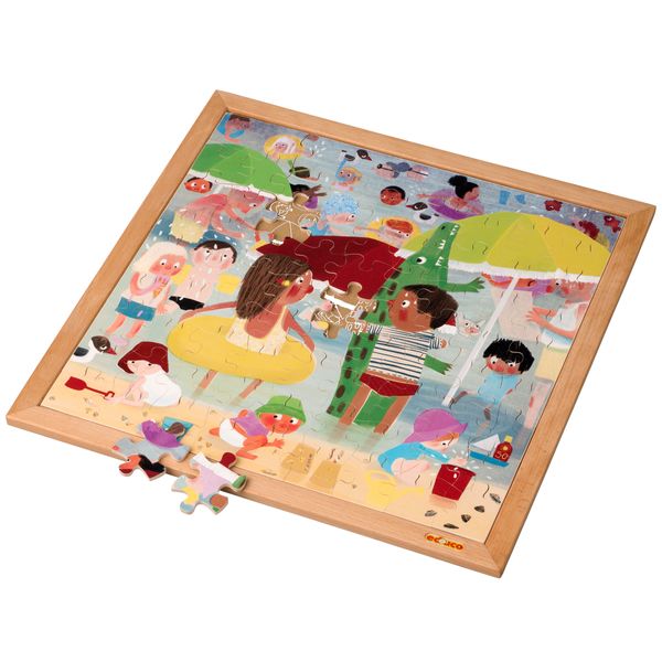 EDUCO Holzpuzzle Extreme Hitze, 81 Puzzleteile, ab 3 Jahre