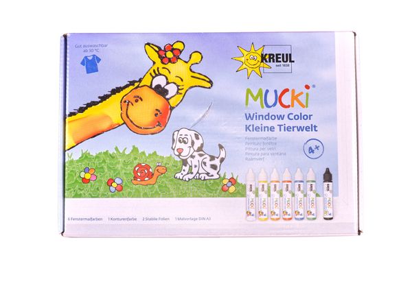 MUCKI Window Color Set Kleine Tierwelt