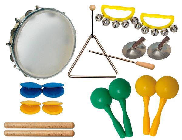 Percussion Mini-Set, 17 Teile