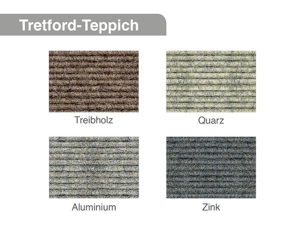 TRETFORD Teppich rund gekettelt, 250 cm, diverse Farben