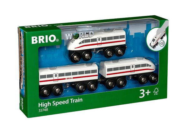 BRIO Schnellzug mit Sound, 3 Teile, ab 3 Jahre