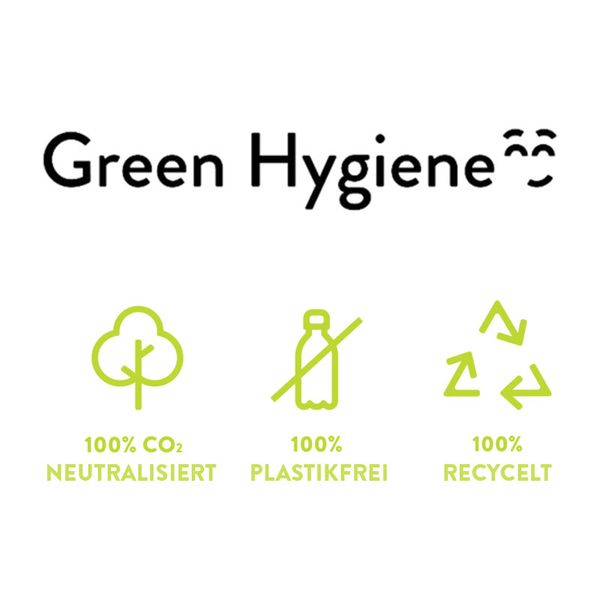 GREEN HYGIENE Palette - CO2-neutrales Jumbo-Toilettenpapier, JUTTA-RENATE, weiß, 2-lagig, 180 m, 480 Rollen