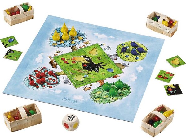 HABA Meine große Obstgarten-Spielesammlung, 10 Spiele, ab 3 Jahre