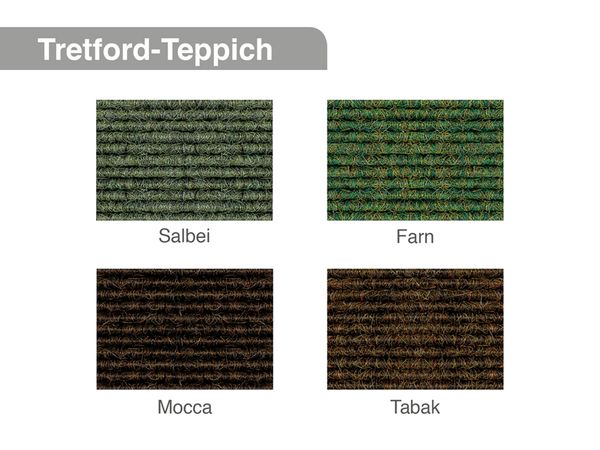 TRETFORD Teppich rund gekettelt, 250 cm, diverse Farben