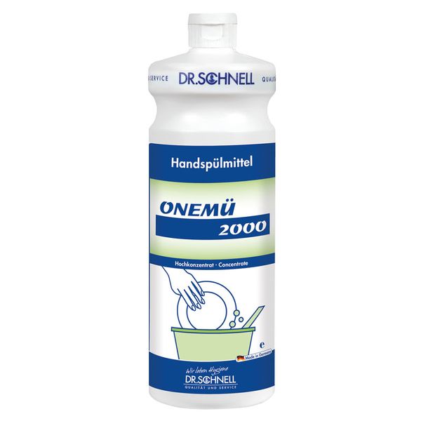 Onemü 2000 (Dr. Schnell), neutraler Universalreiniger und Handspülmittel, 1l