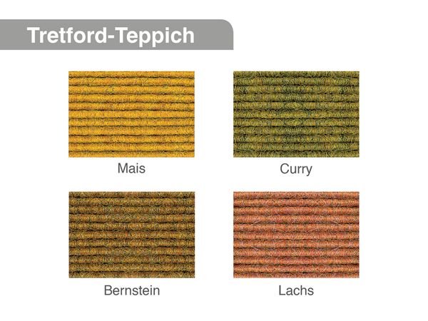 TRETFORD Teppich rund gekettelt, 300 cm, diverse Farben