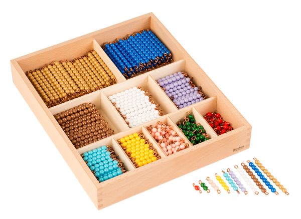 NIENHUIS MONTESSORI Perlenstäbchen zur Multiplikation