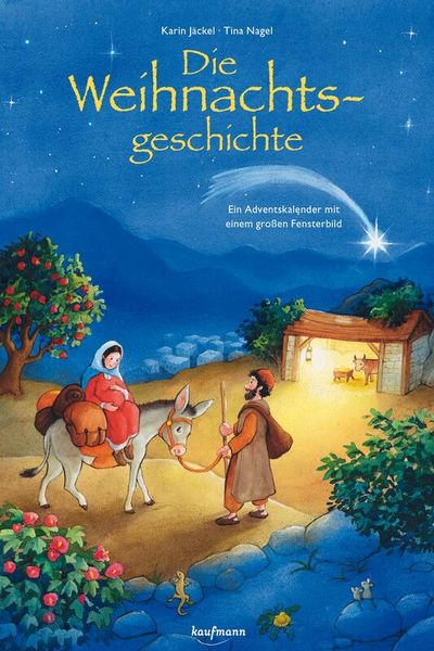 Die Weihnachtsgeschichte - Adventskalender mit großem Fensterbild