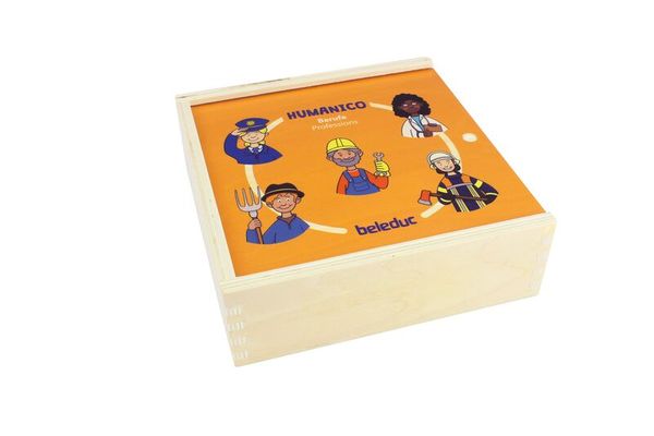 3er Set Humanico Legespiel: Berufe, Sinne, Emotionen, 3 x 30 Holz-Puzzleteile, ab 4 Jahre