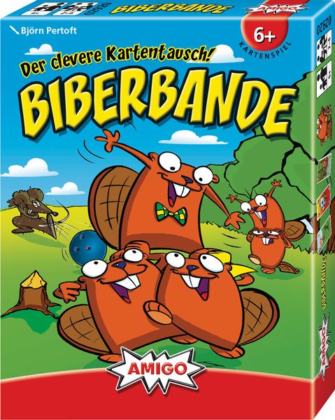 Biberbande, Kartenspiel, 2-6 Personen, ab 6 Jahre