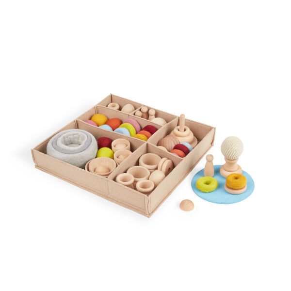 Loose Parts-Set, Holz & Filz (U3)