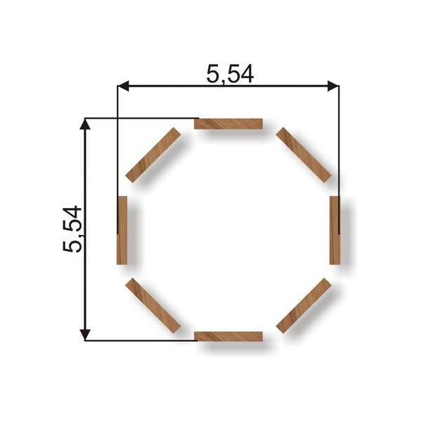 Sitzbankgruppe aus Holz