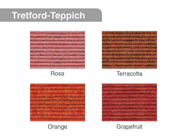 TRETFORD Teppich rund gekettelt, 350 cm, diverse Farben