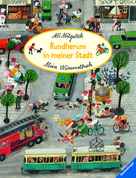 RAVENSBURGER Mein Wimmelbuch: Rundherum in meiner Stadt