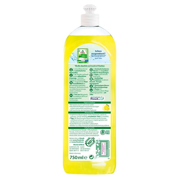 Frosch Zitronen Handspülmittel, 750 ml