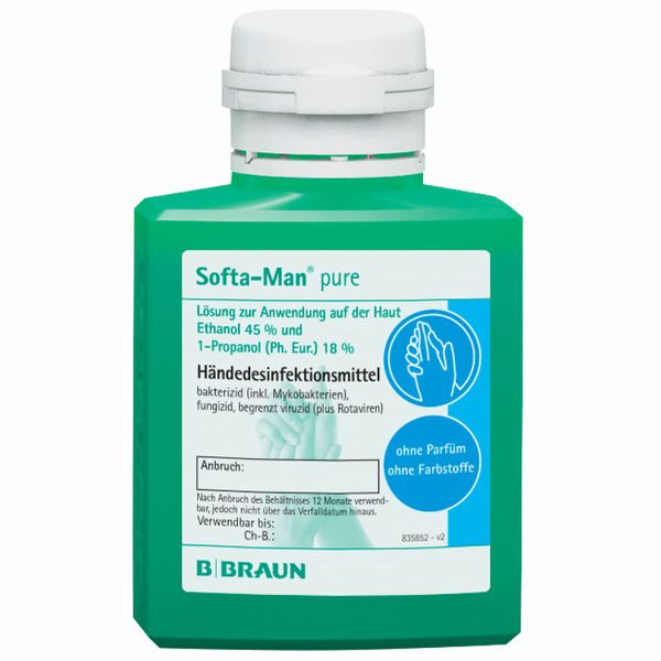 B. Braun Softa-Man® pure Händedesinfektion, VAH zertifiziert, 100ml