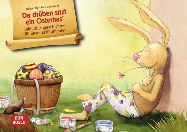 Kamishibai Bildkartenset - Da drüben sitzt ein Osterhas'