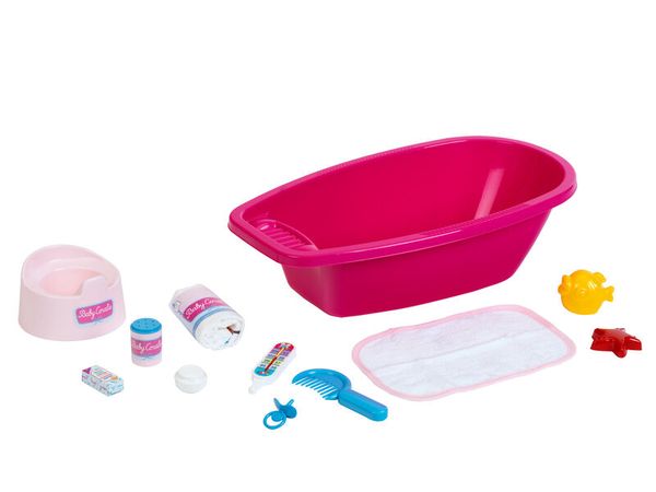 Badewannen-Set für Puppen, 12 Teile