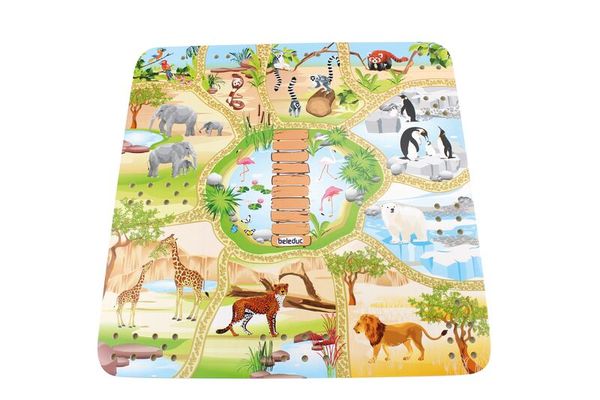 Brettspiel Joe´s Zoo, Zahlen 1-10 & Sprache, 2-4 Personen, ab 4 Jahre