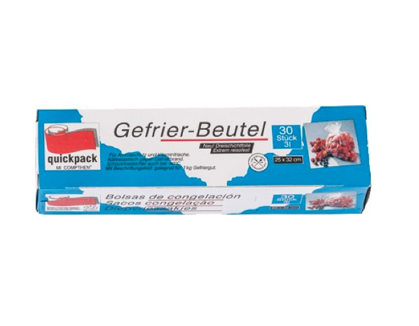 Gefrierbeutel 3l, 4x30 Stück