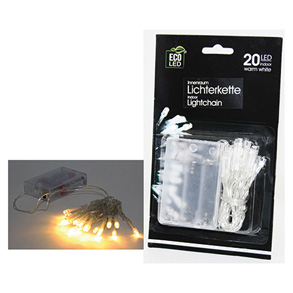 LED Lichterkette warmweiß, 20 LED