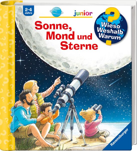 RAVENSBURGER Wieso? Weshalb? Warum? Junior - Sonne, Mond und Sterne (Sonderangebot - solange der Vorrat reicht: mit kostenloser Handreichung zum Thema Weltraum!)