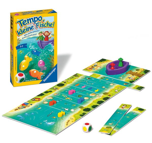 RAVENSBURGER Tempo, kleine Fische! - Mitbringspiel, ab 3 Jahre