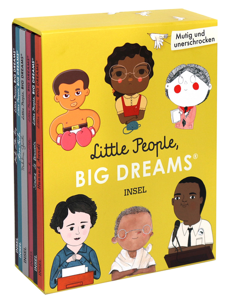 Little People, Big Dreams: Mutig und unerschrocken - Geschenkbox mit 6 Bänden