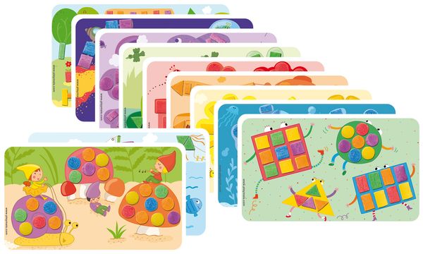 PlayMais Card Sets für die klassischen PlayMais, Motiv wählbar