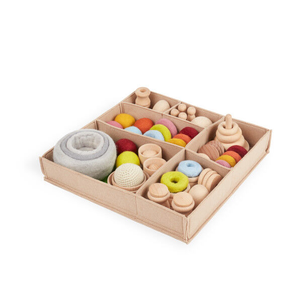 Loose Parts-Set, Holz & Filz (U3)