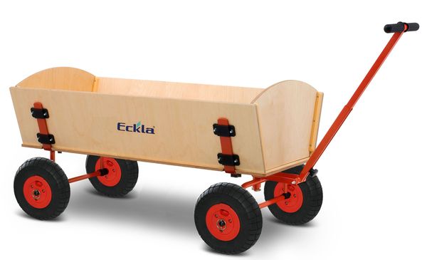 ECKLA Zerlegbarer Bollerwagen mit Vorderachslenkung, 120 cm