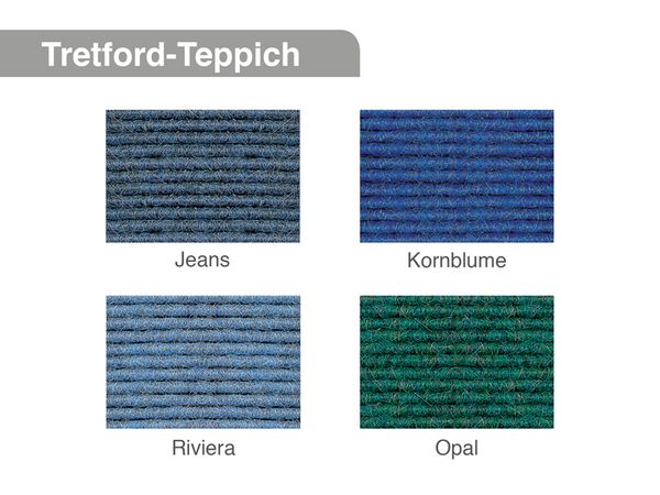 TRETFORD Teppich rund gekettelt, 250 cm, diverse Farben