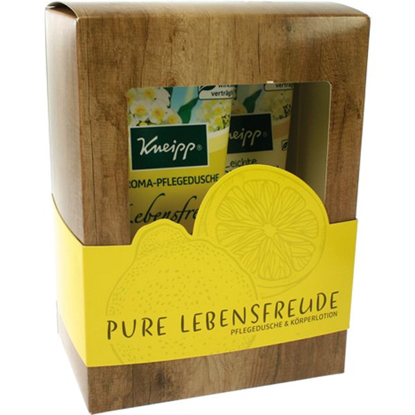 Geschenk-Set Kneipp Lebensfreude - Pflegedusche und Körperlotion, 2 x 200 ml