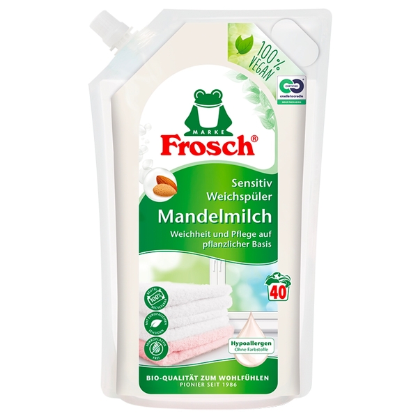 Frosch Sensitiv-Weichspüler, Mandelmilch, 1x1000 ml