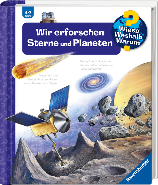 RAVENSBURGER Wieso? Weshalb? Warum? Wir erforschen Sterne und Planeten (Sonderangebot - solange der Vorrat reicht: mit kostenloser Handreichung zum Thema Weltraum!)