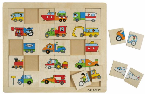 Match & Mix Puzzle Transport, 30 Teile, ab 2 Jahre