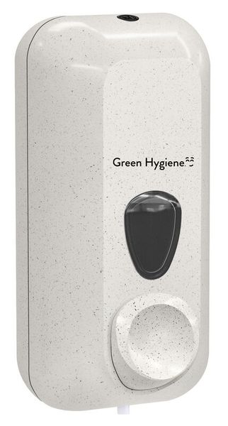 GREEN HYGIENE CO2-neutrales Seifenspender, Drückeberger - 25% Holzfaser & 50% recycelter Kunststoff 