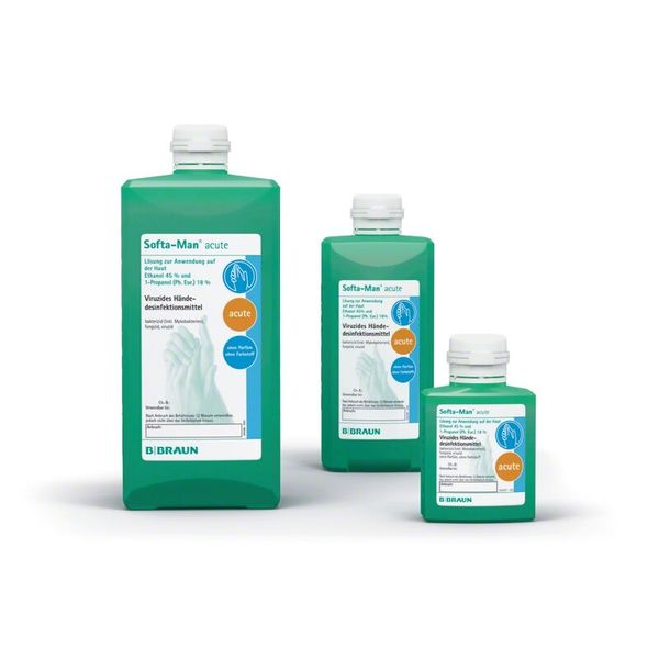 B. Braun Softa-Man® acute Händedesinfektion, RKI u. VAH zertifiziert, 1000ml