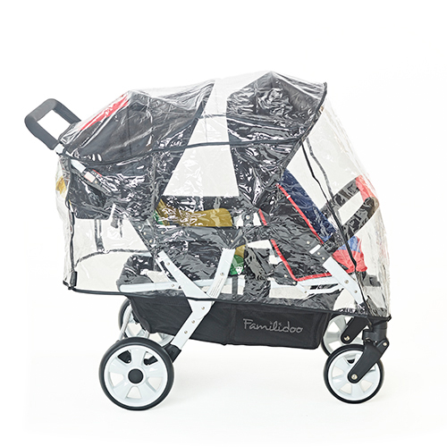 FAMILIDOO Lidoo City BB, leichtgewichtiger 4-Sitzer Kinderwagen für Neugeborene bis zum Kleinkind