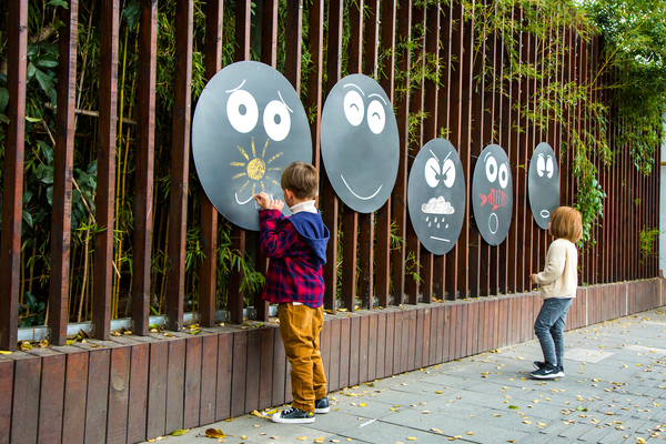 Spieltafel Emotionen - Outdoor - 5er Set