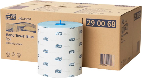 TORK Matic blau (290068), Rollenhandtuch 2-lagig, 6x150m, 6 Rollen