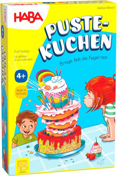 HABA Pustekuchen - Geschicklichkeitsspiel, ab 4 Jahre, Spieldauer bis 10 Minuten