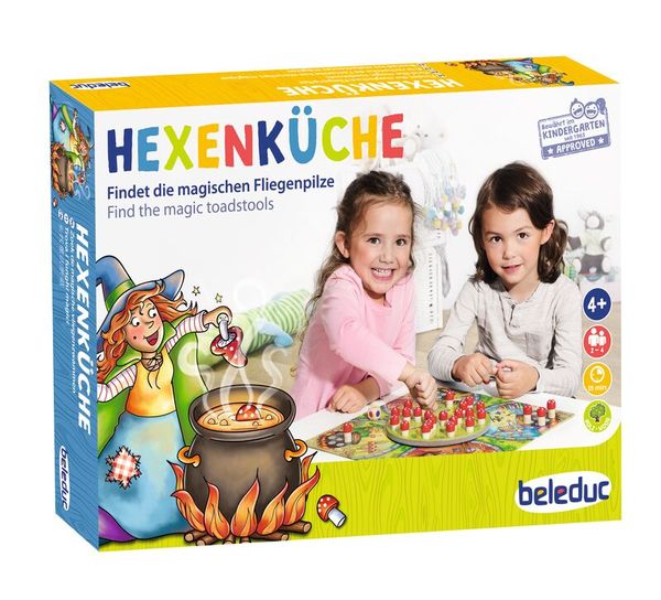 Such- und Merkspiel Hexenküche, 2-4 Spieler, ab 4 Jahre