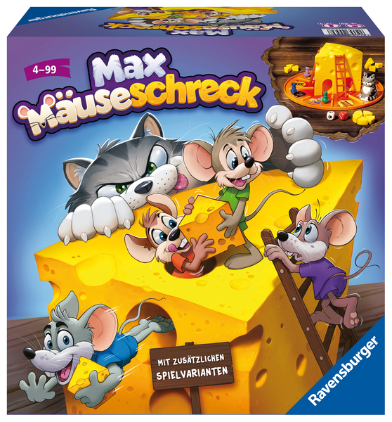 RAVENSBURGER Max Mäuseschreck, ab 4 Jahre